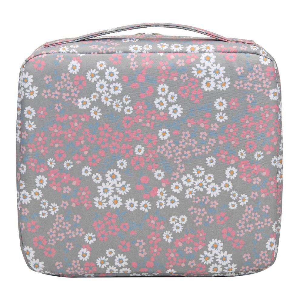 Cosmetiquero Rígido Wonder Flores Menta Calu-6