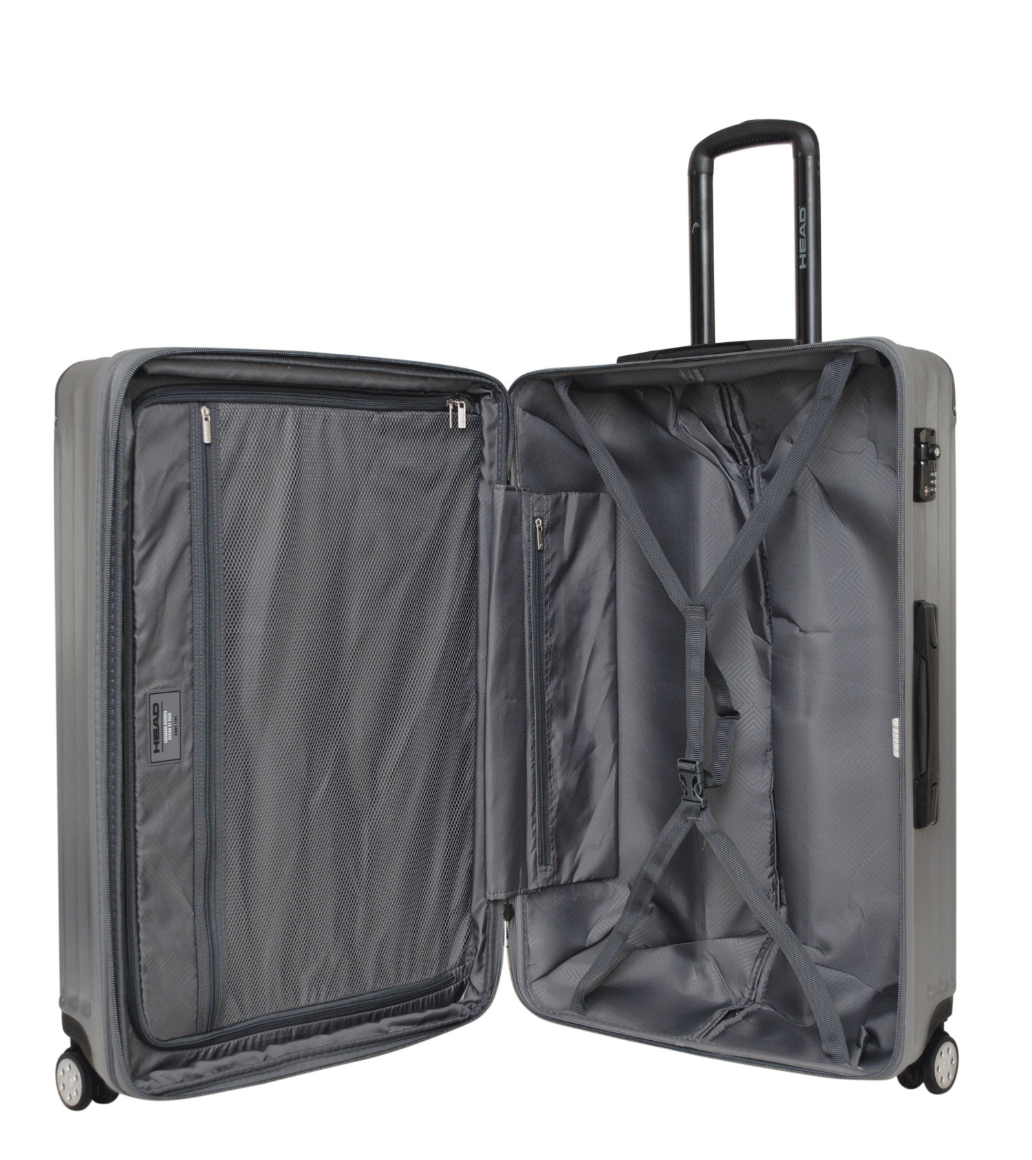 Maleta Dura Munich L Gris Head  -3
