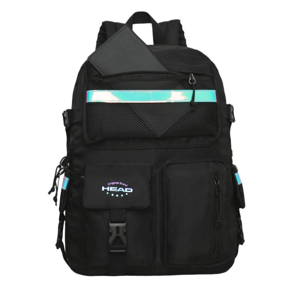 Mochila Mujer Escalade Kawaii Holographic Negro Head-1