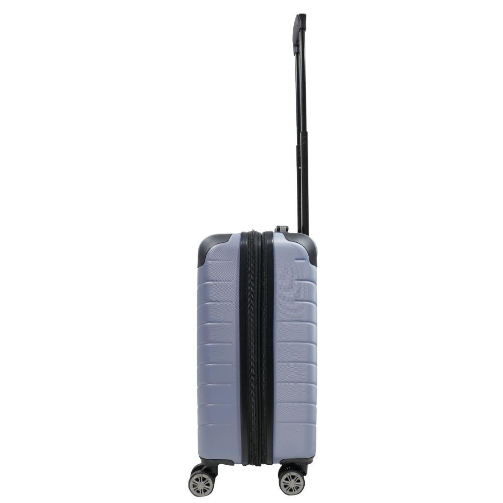 Maleta Cabina Amsterdam S 10 Kilos Expandible Plata Head-6