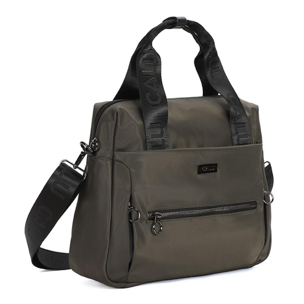 Cartera Bolso Trini Verde Oscuro Calu-0