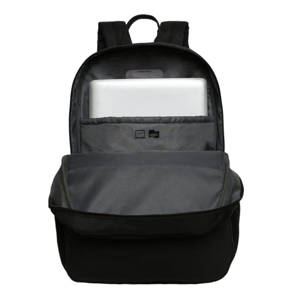 Mochila Engomada Carens Reverse Negro Head-3