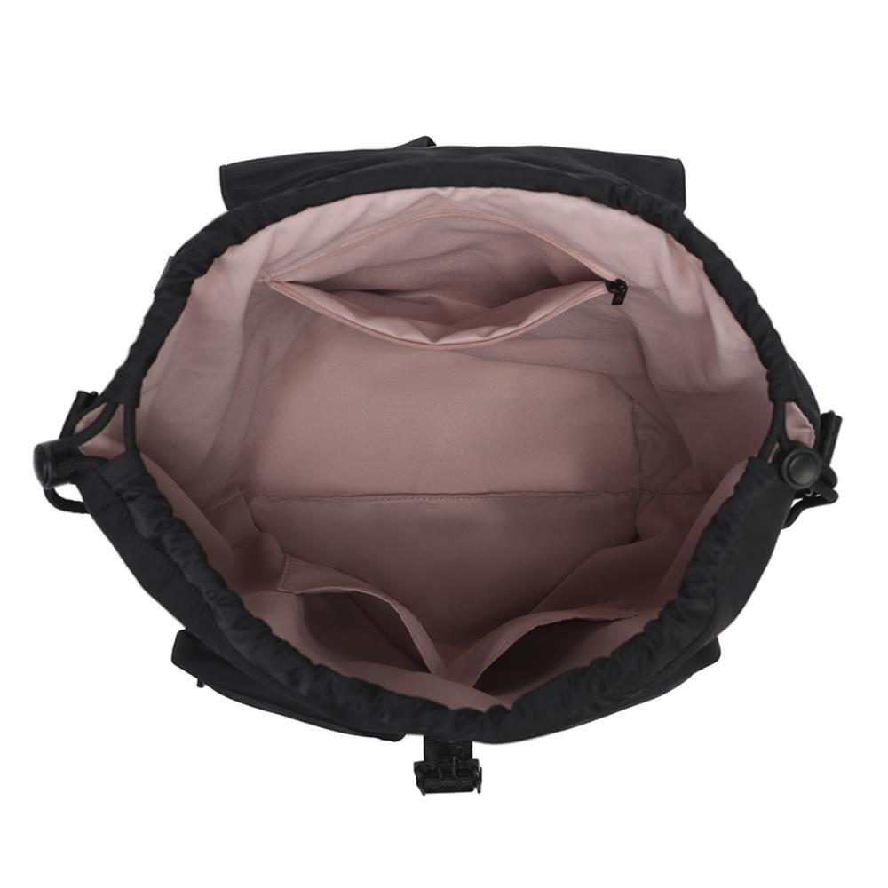 Mochila Cartera Urbana Aura Negro Calu-3