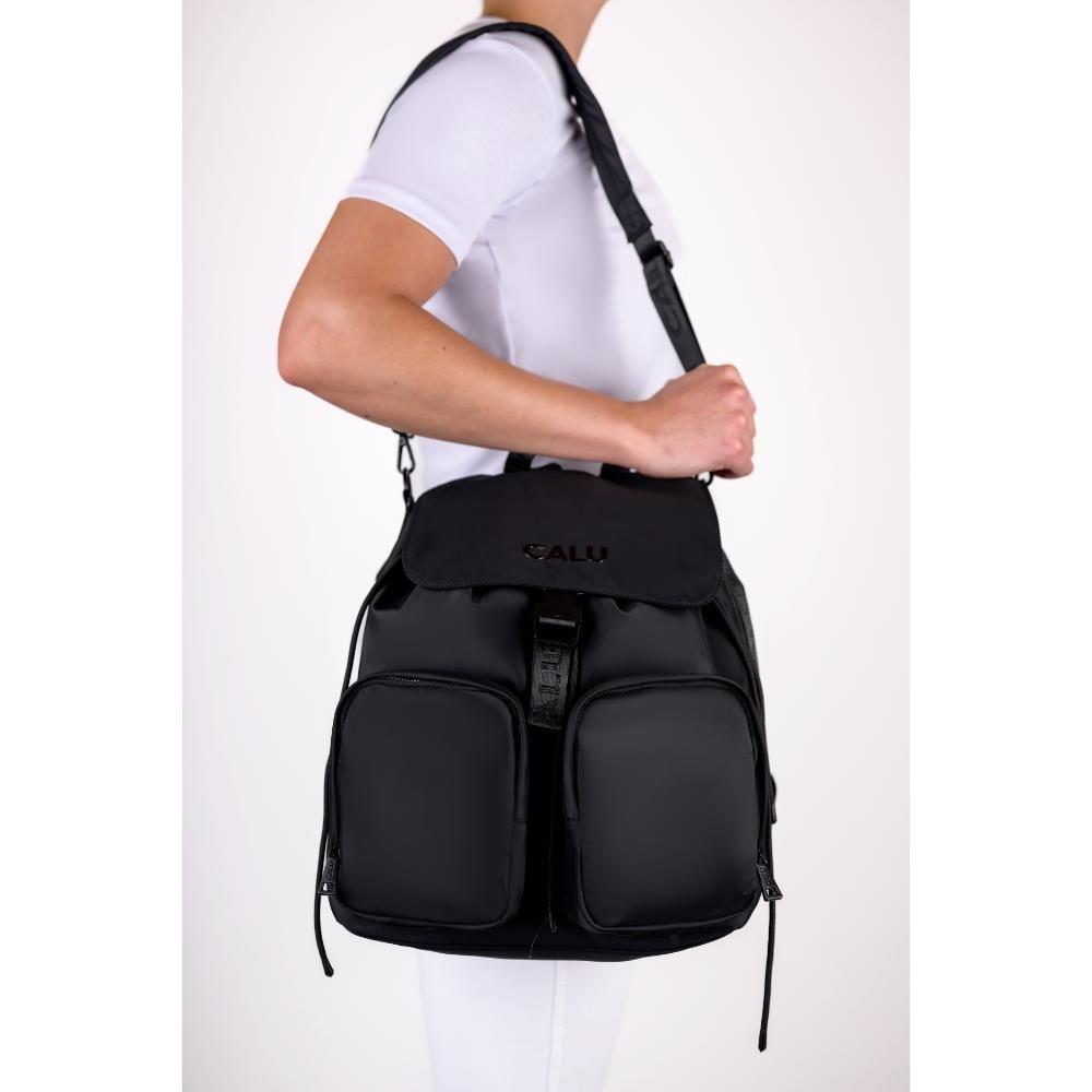 Mochila Cartera Urbana Aura Negro Calu-6