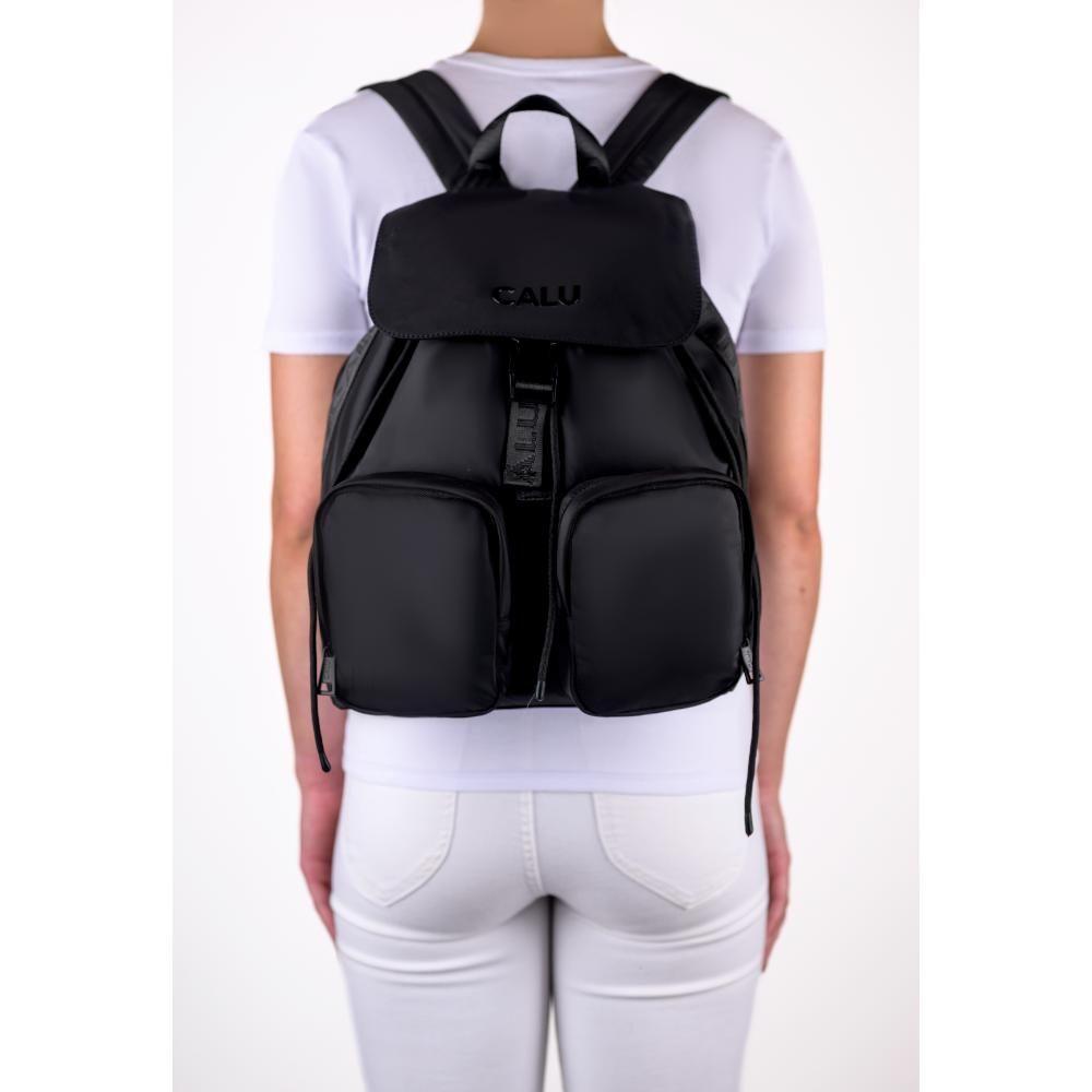 Mochila Cartera Urbana Aura Negro Calu-7