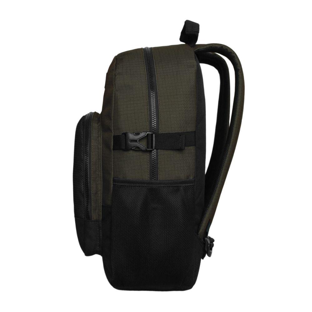 Mochila Compacta Escape Cuadros Verde Head-3