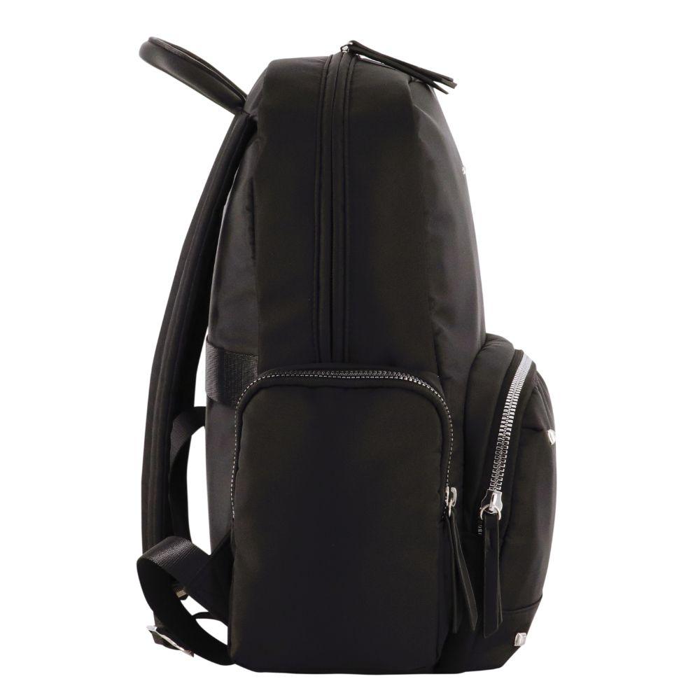 Mochila Ejecutiva Mujer Gold New Negro Head-4
