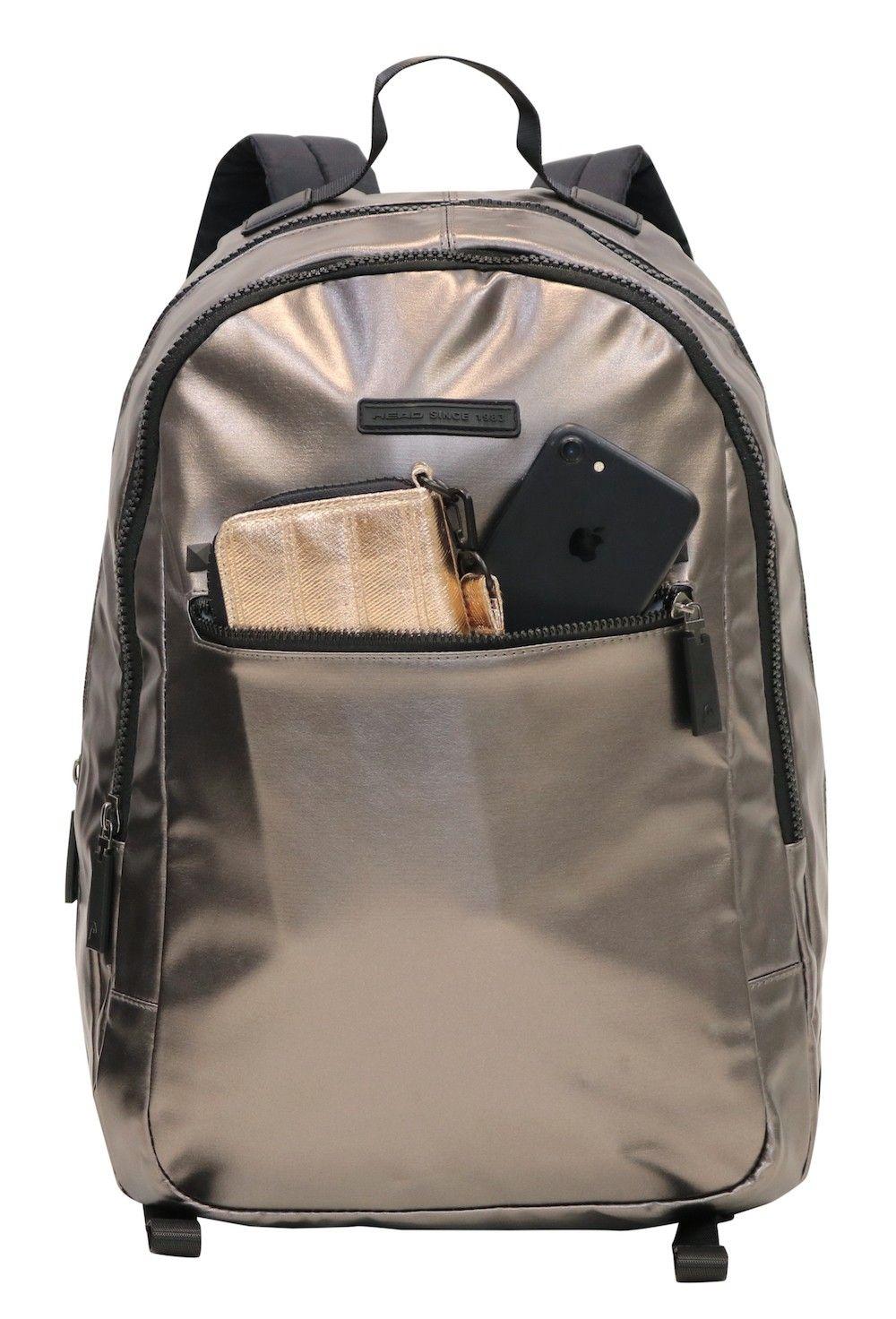 MOCHILA CLOUD Mujer NEW METALLIC ACERO HEAD-2