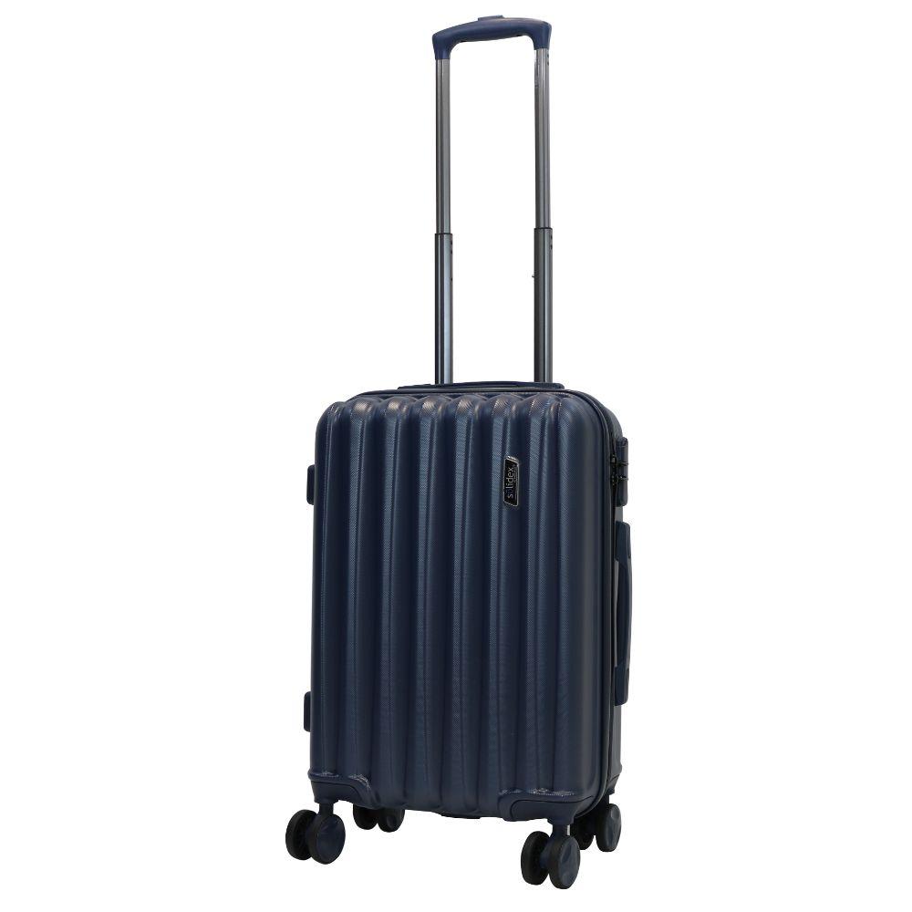 Maleta Cabina Brasilia S 8 Ruedas Azul Solidex-0