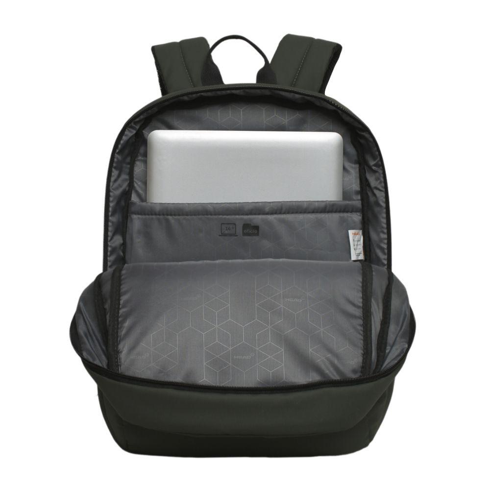 Mochila Ejecutiva Compacta Blazer Verde Militar Head-2