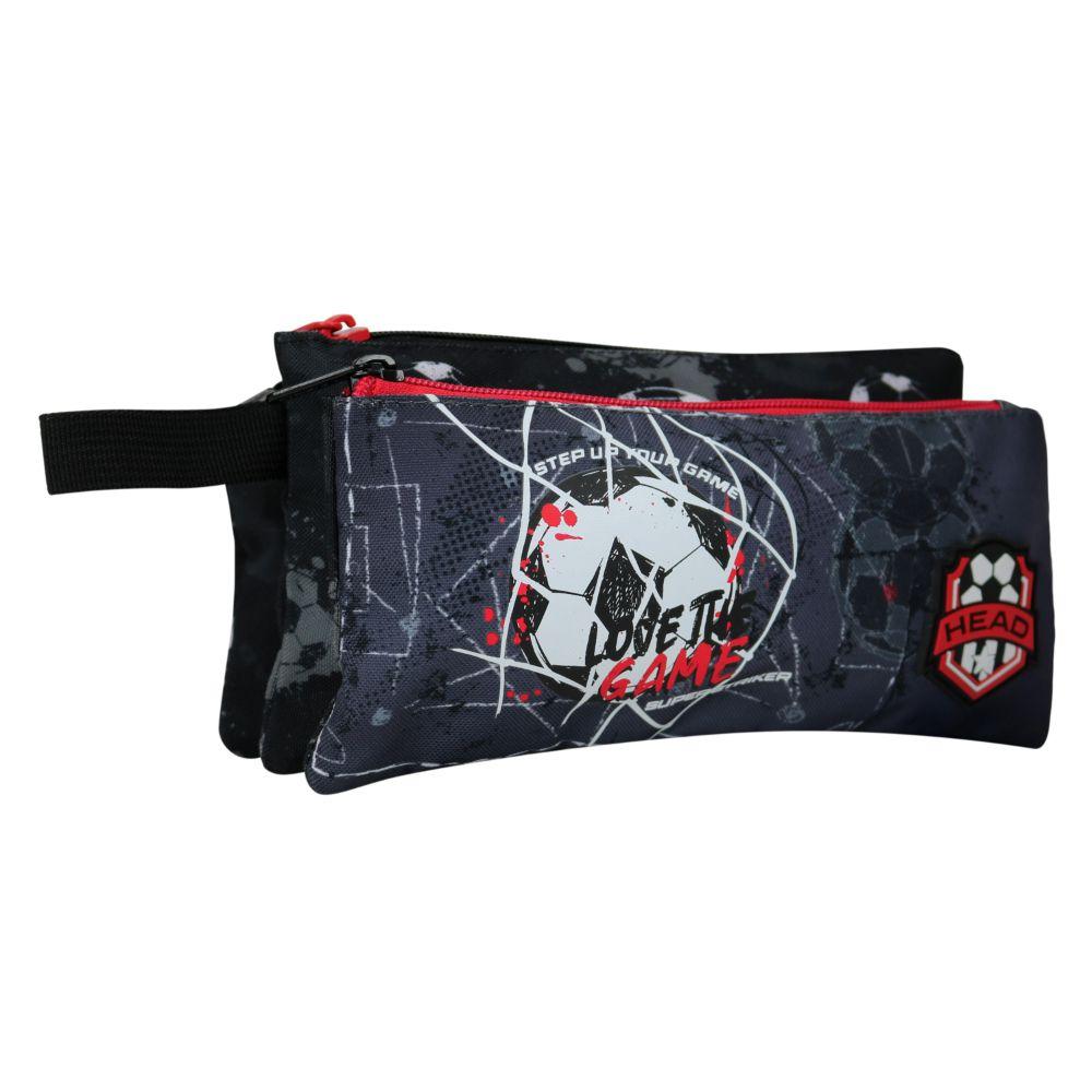 Estuche Celerio Futbol Negro Head-0
