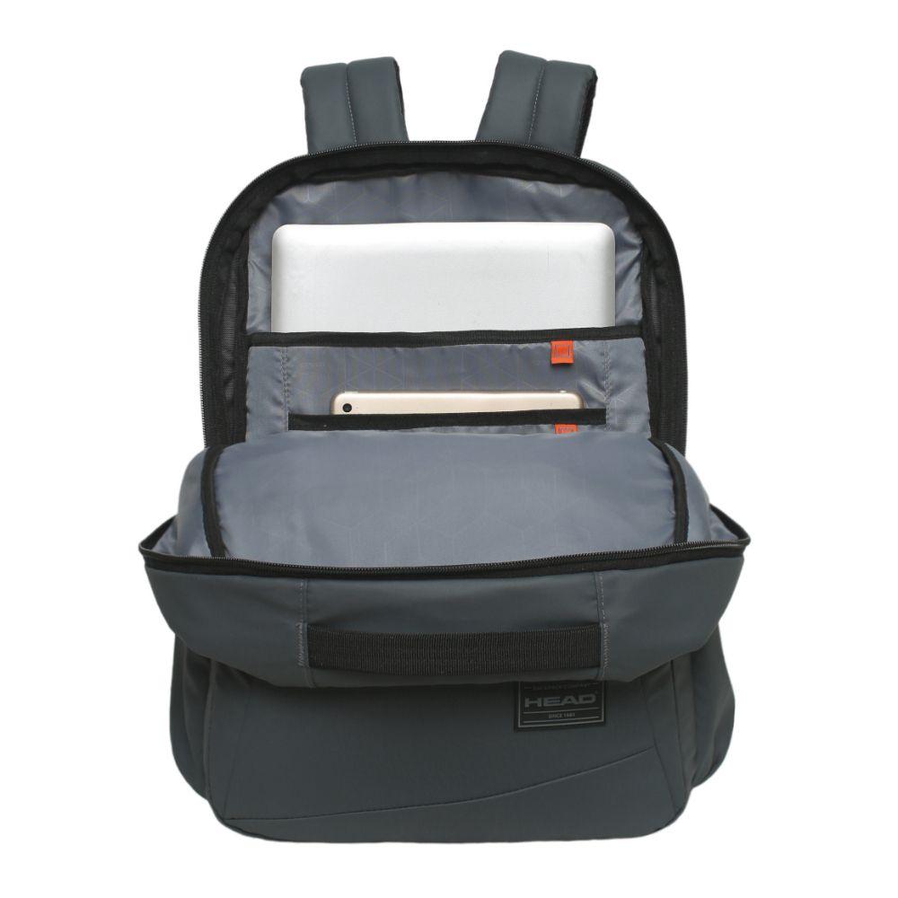 Mochila Ejecutivas Engomada Camiq Reverse Gris Head-2