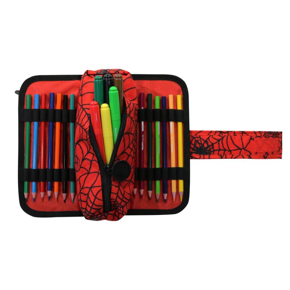 Estuche Infantil Hombre Cherry Araña Rojo Head-2