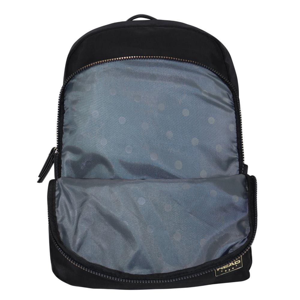 Mochila Ejecutiva Mujer Boogy Negro Gold Head-2