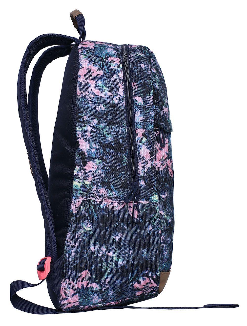 Mochila Juke Flores Azul Head-4
