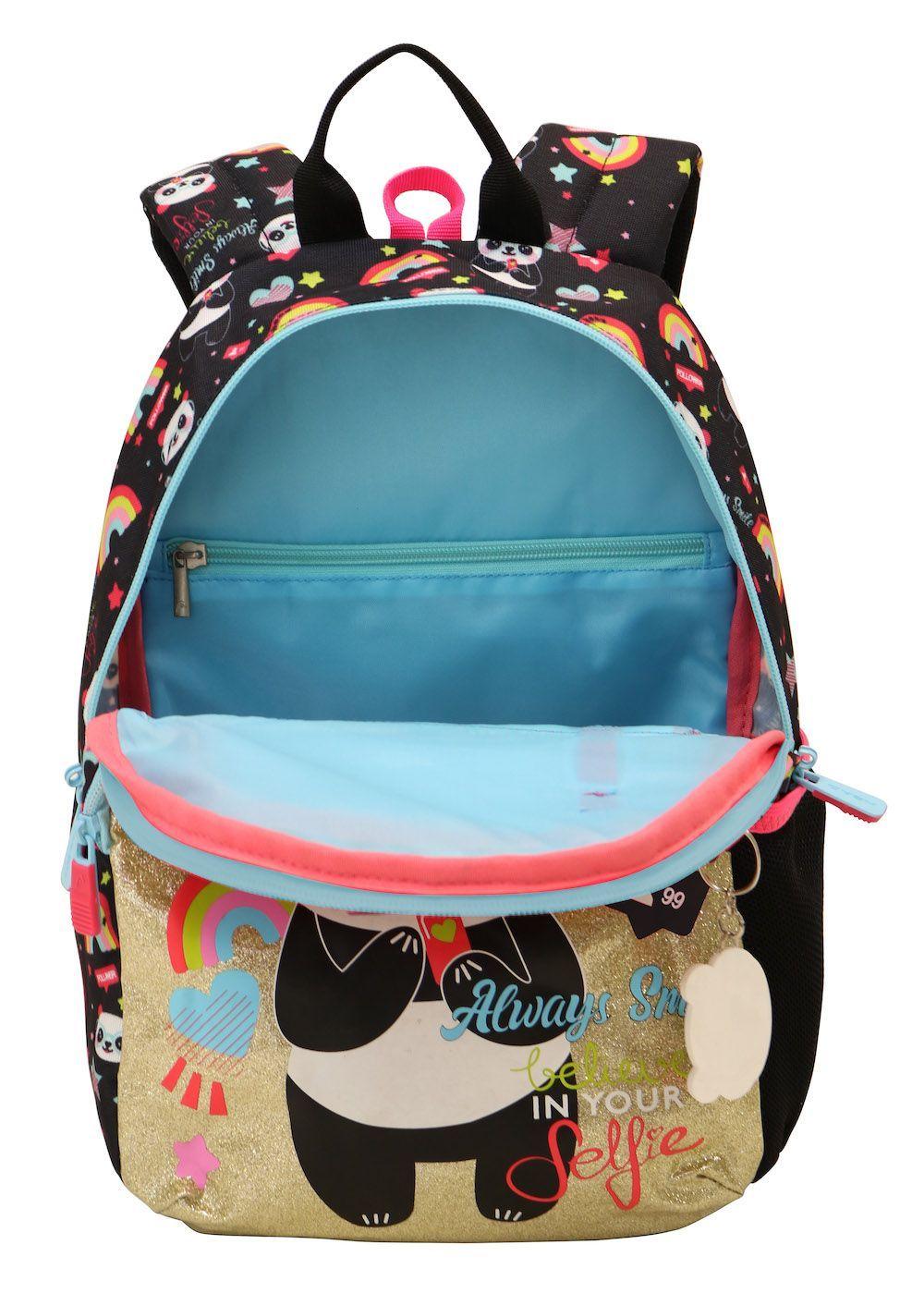 Mochila Bionica Panda Selfie Negro Head-4