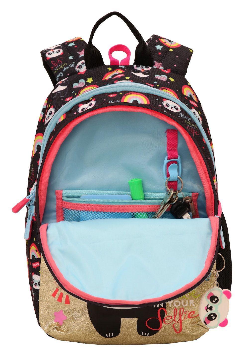 Mochila Bionica Panda Selfie Negro Head-5
