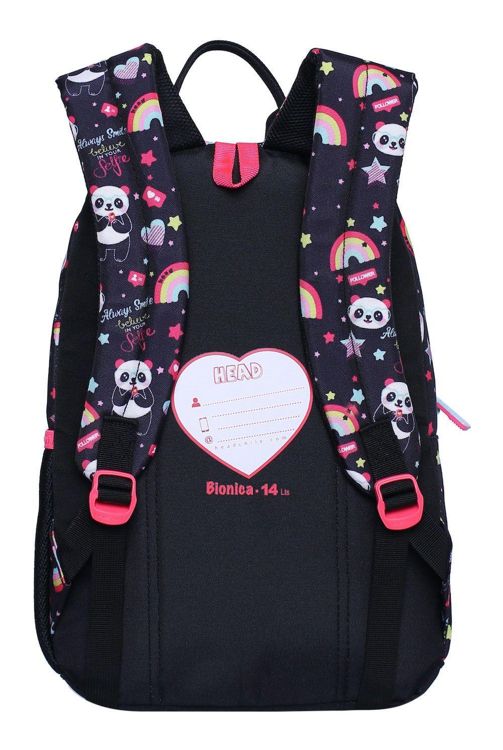 Mochila Bionica Panda Selfie Negro Head-2