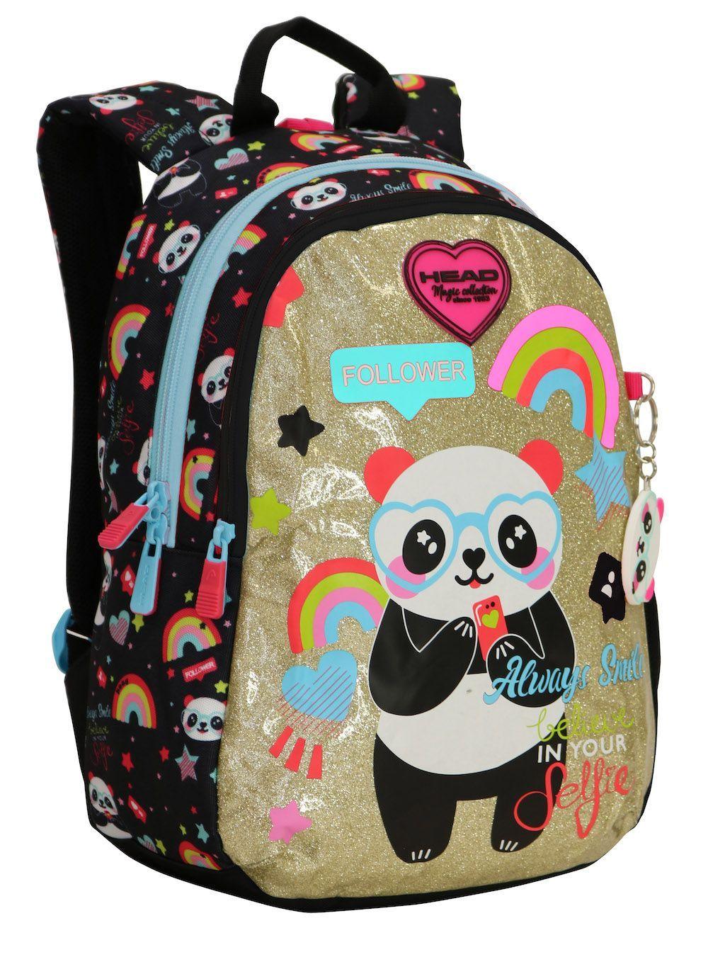 Mochila Bionica Panda Selfie Negro Head-0