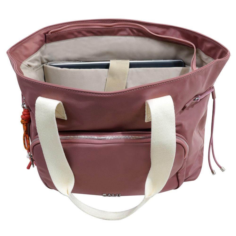Cartera Tote Amplia Ginger Palo rosa Calu-2