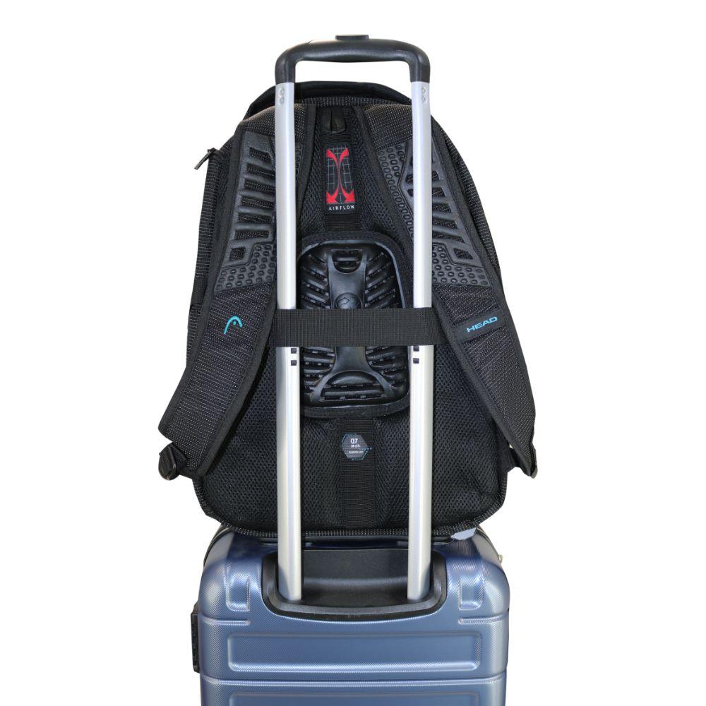 Mochila Porta Laptop New Q7 40L Twin Tone Negro Head-7