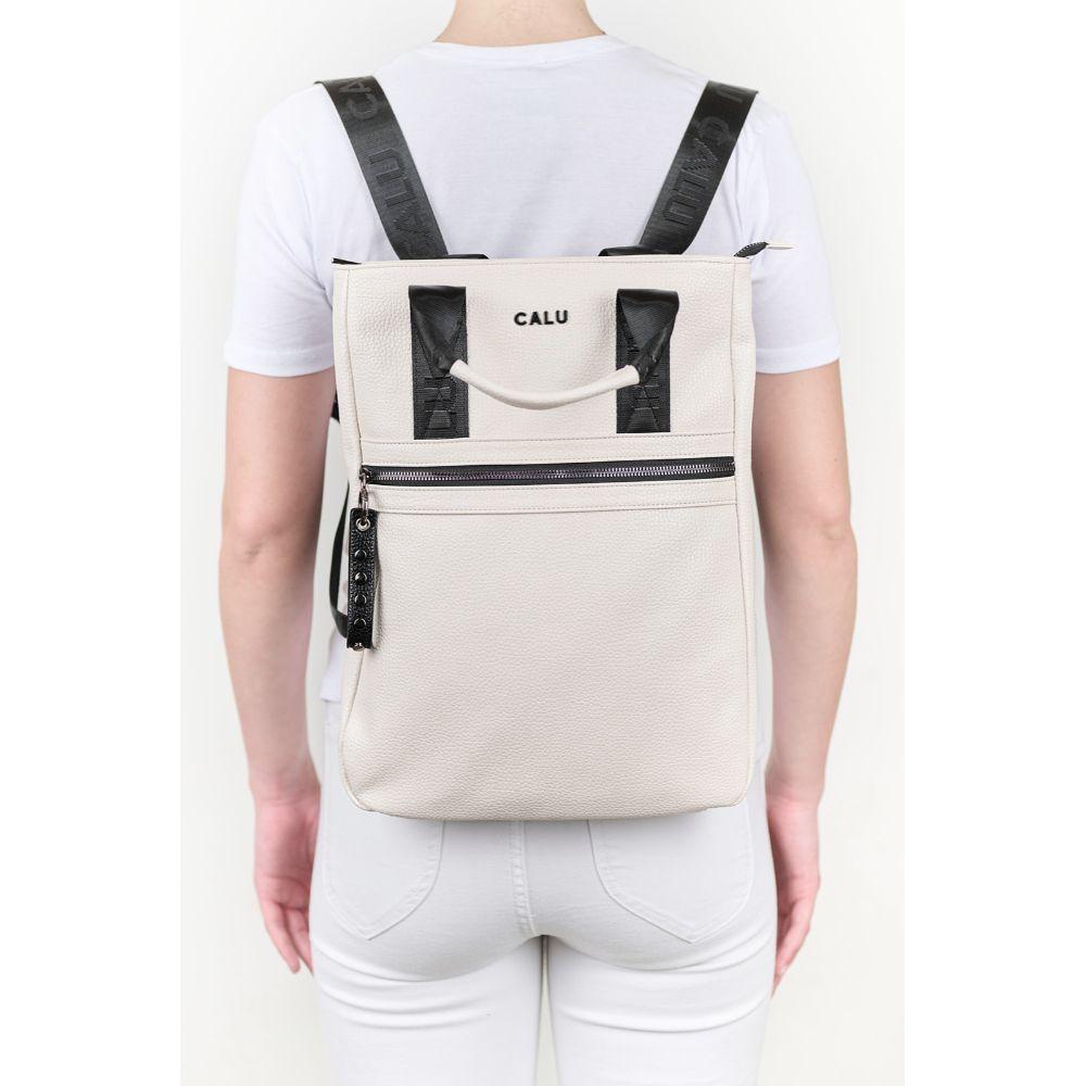 Mochila Laptop Hanna Slim Beige Calu-6