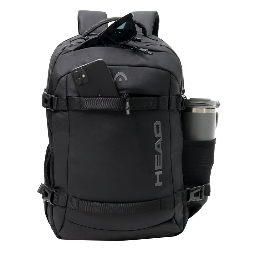 Mochila Porta Notebook Lion Reverse Negro Head-2