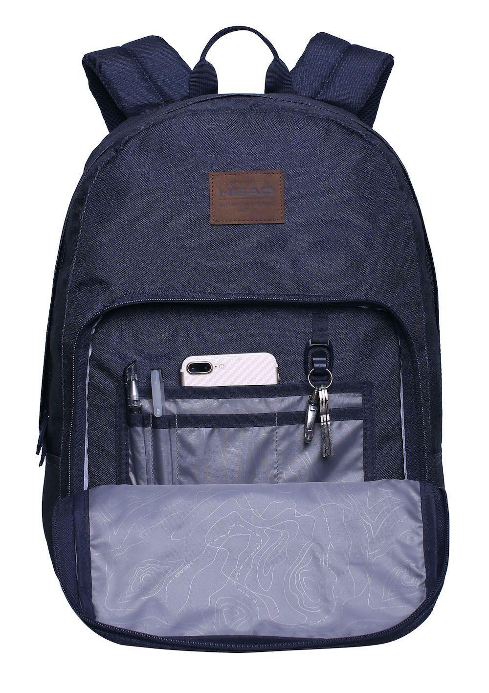 Mochila New Kombi Texture Azul Head-10