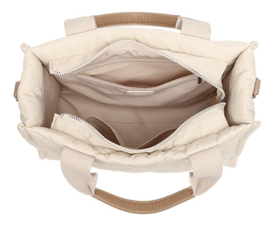 Cartera Tote Helena Acolchada Beige Calu-2