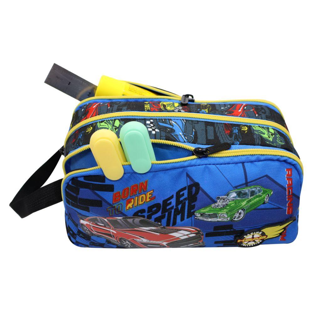 Estuche Infantil Niño Atos Speed Car Negro Head-2