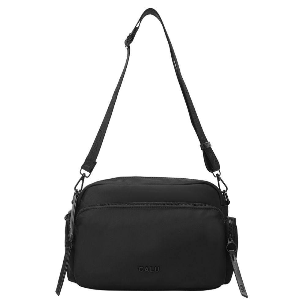 Cartera Bandolera New Lavanda Negro Calu-3