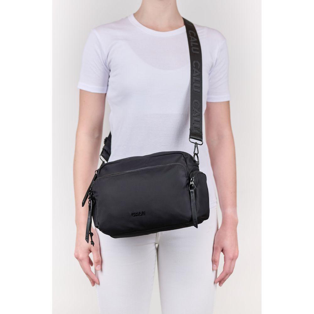 Cartera Bandolera New Lavanda Negro Calu-6