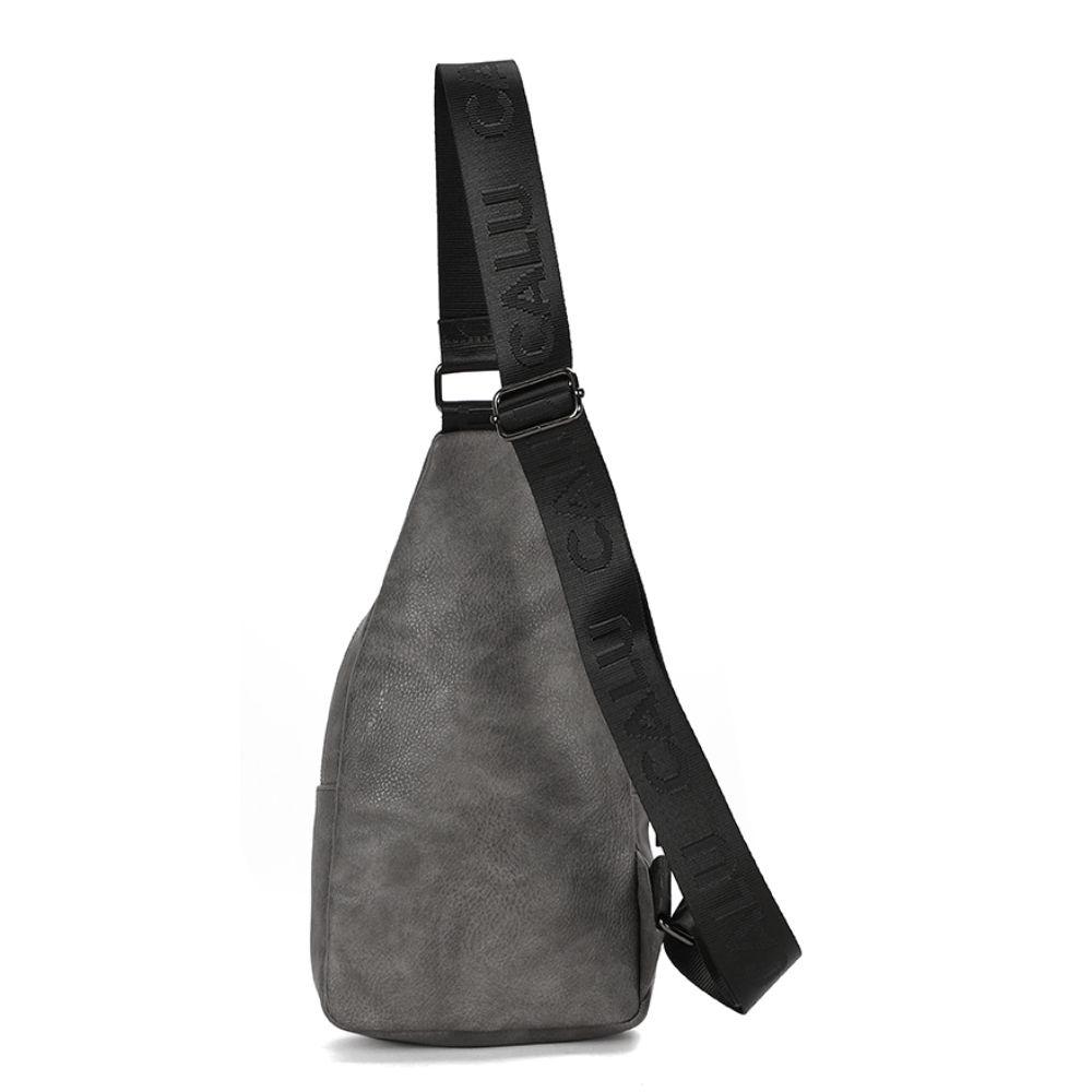 Mochila PU Cruzada Matilda Gris Marengo Calu-4