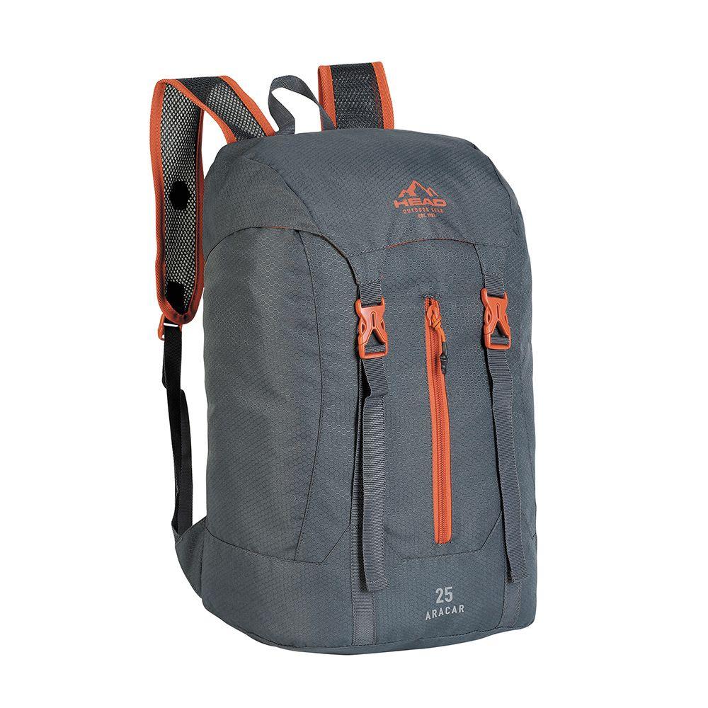 Mochila Outdoor Camping Aracar 25 Gris Head-1