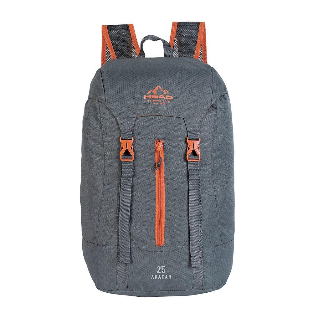 Mochila Outdoor Camping Aracar 25 Gris Head-3