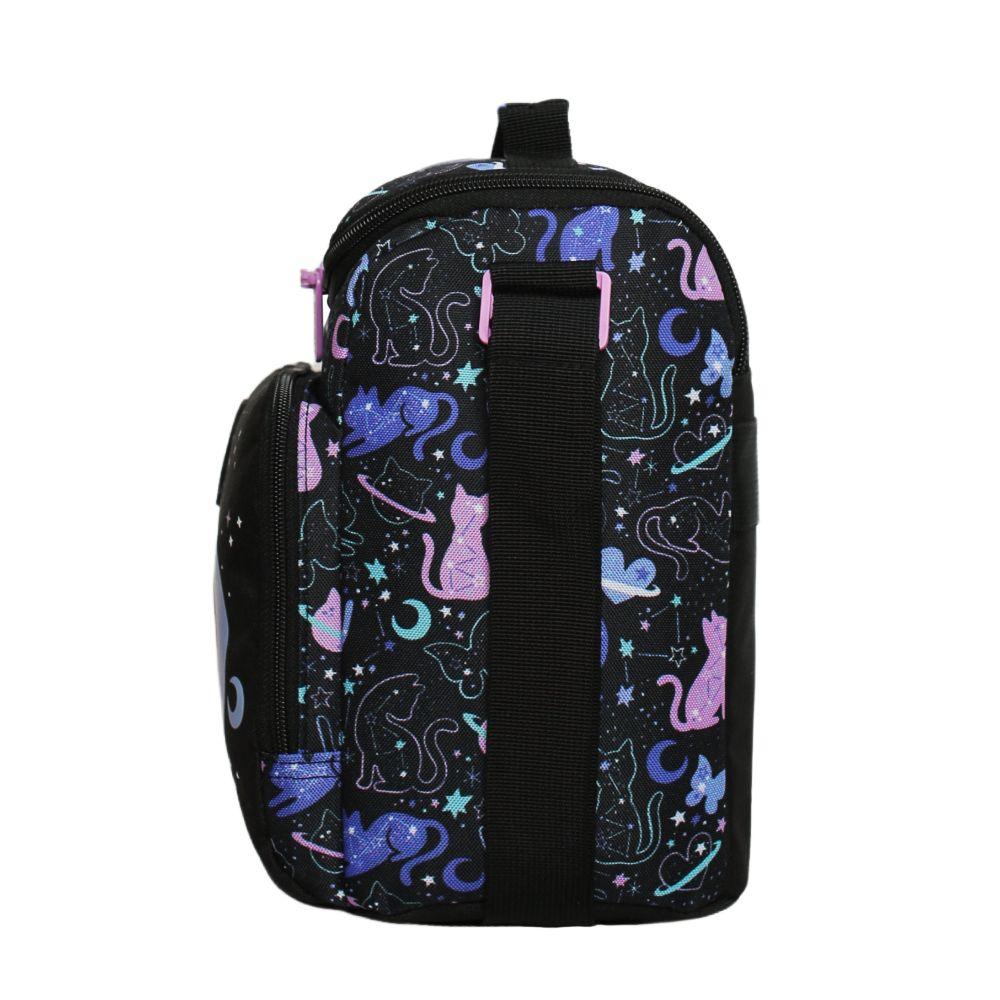 Lonchera Térmica Mujer Snack Space Cat Negro Head-4