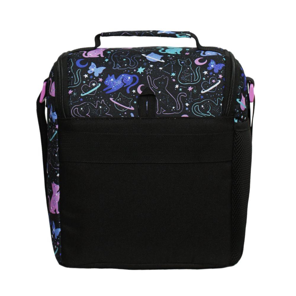 Lonchera Térmica Mujer Snack Space Cat Negro Head-6