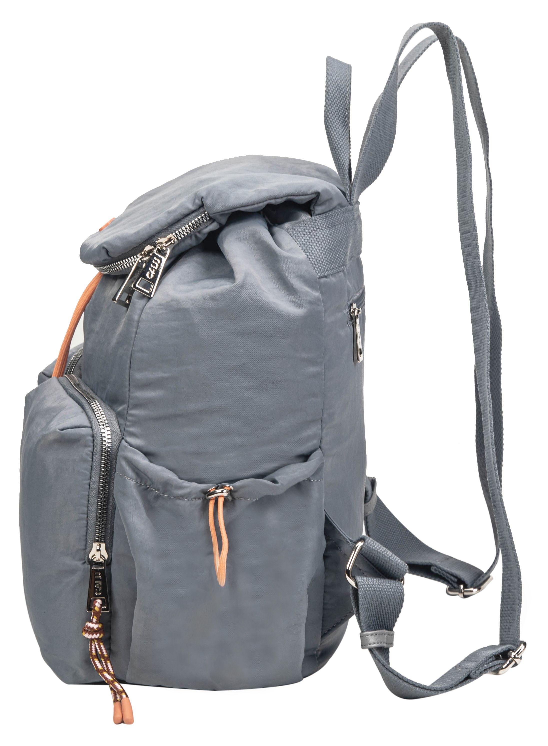 Mochila Casual Aurelia Colores Azul Calu-3