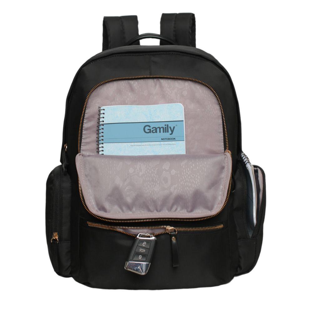 Mochila Ejecutiva Mujer Scala Negra Head-2