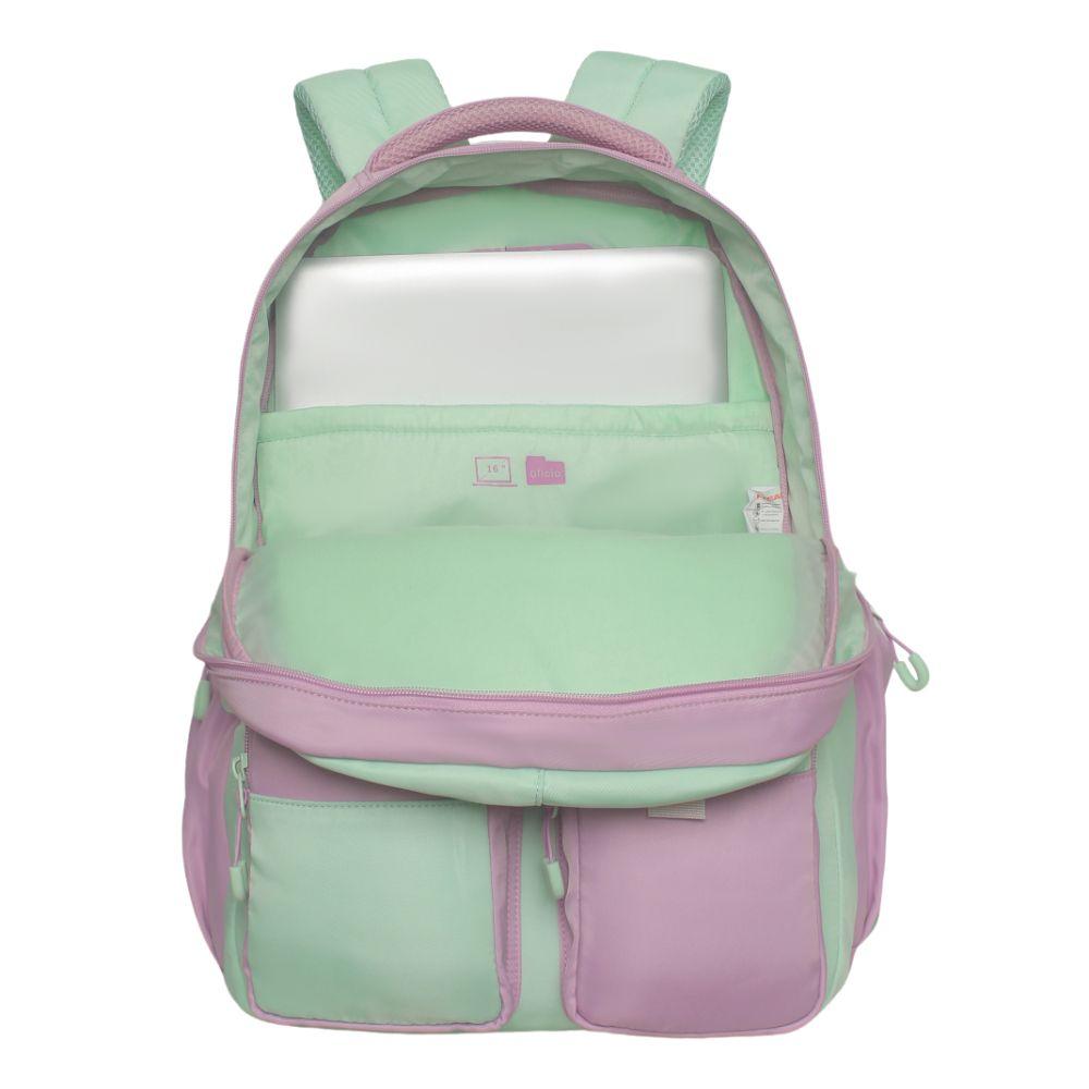 Mochila Mujer Kawaii Twist Block Menta Head-2