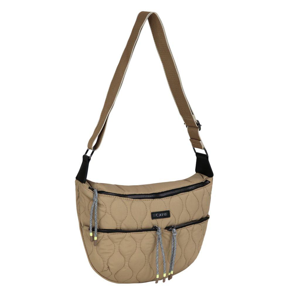 Cartera Banano Sara Beige Calu-1