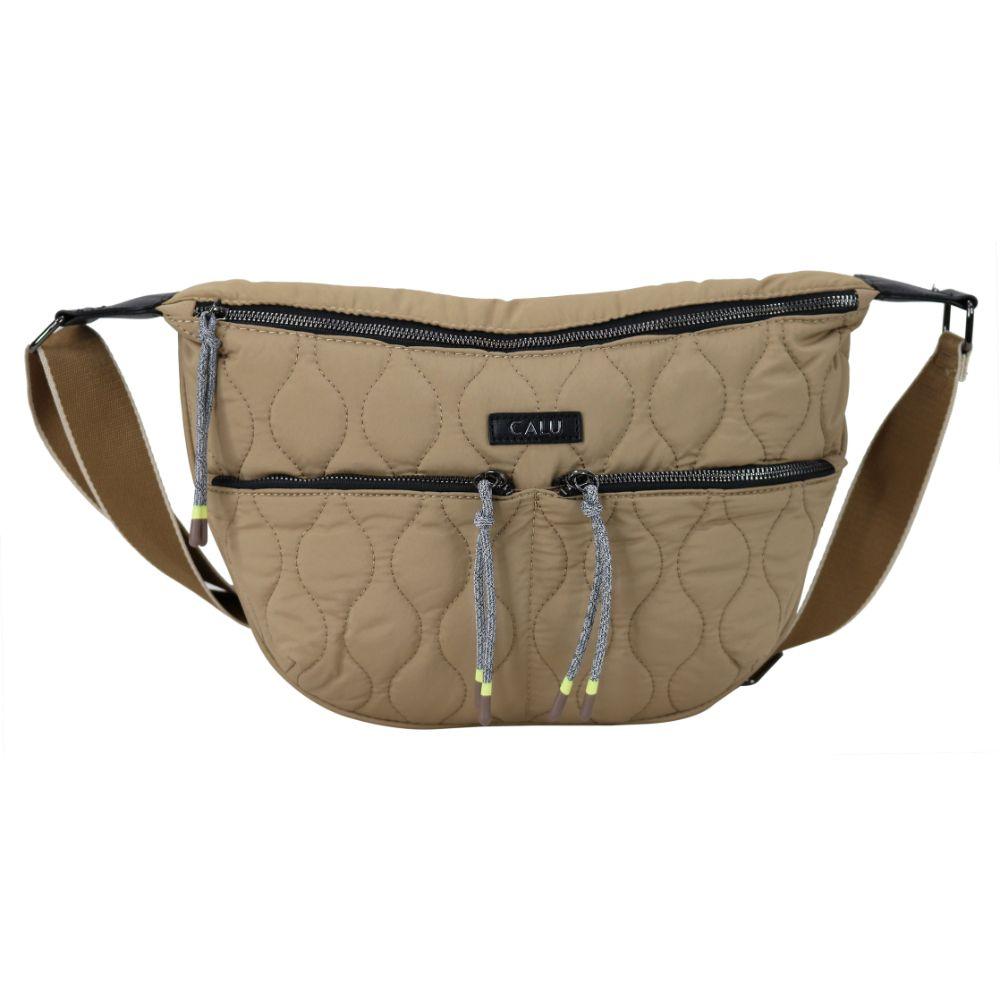 Cartera Banano Sara Beige Calu-3