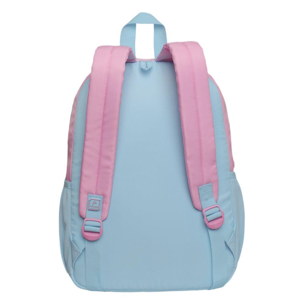 Mochila Infantil Niña Funny Brillo Block Rosado Head-4