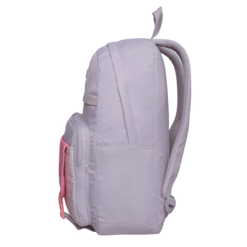 Mochila Microfibra Corolla Color Block Gris Head-4