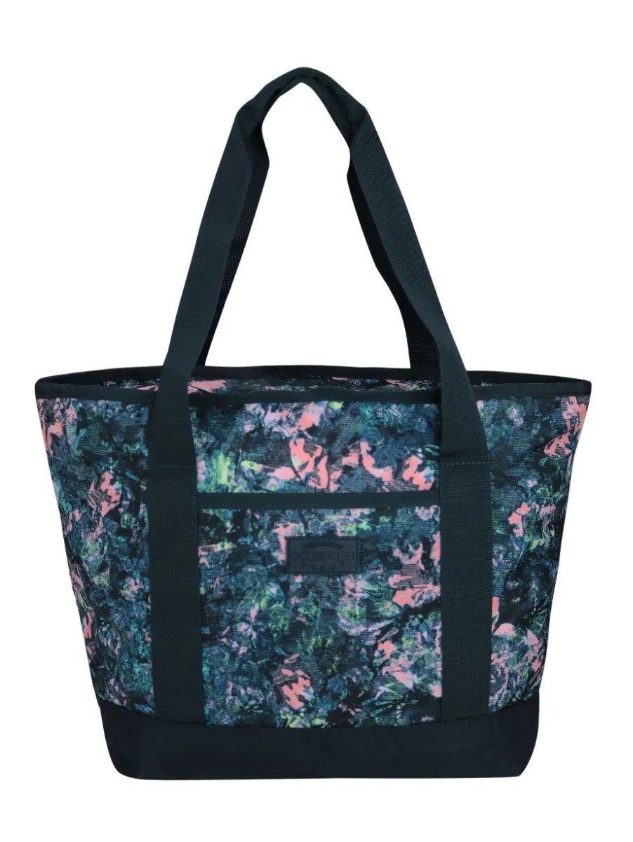 Bolso Cartera Shop Flores Azul Head-1