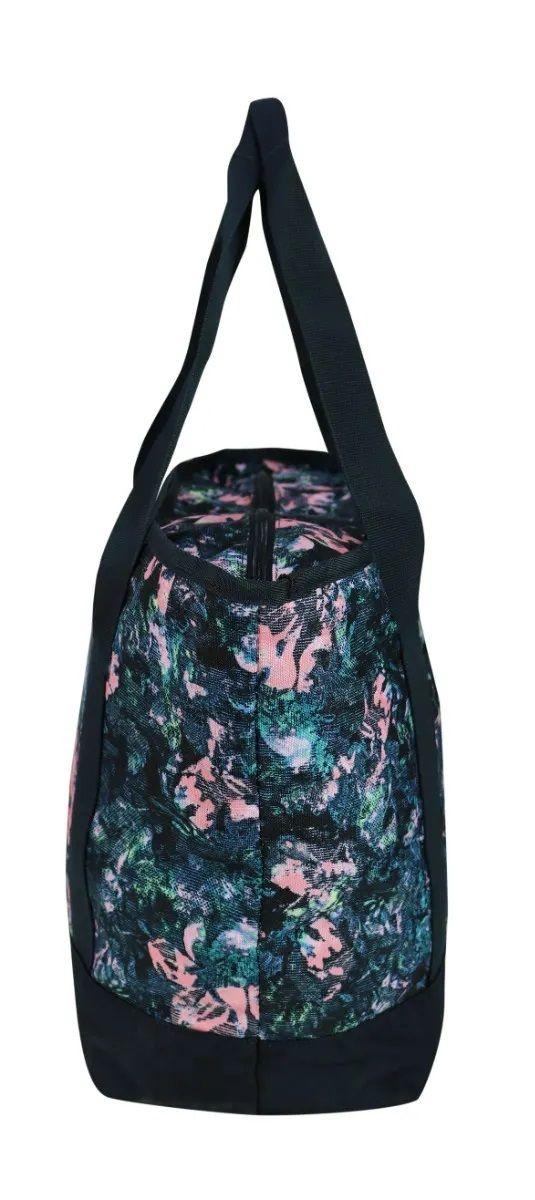 Bolso Cartera Shop Flores Azul Head-3