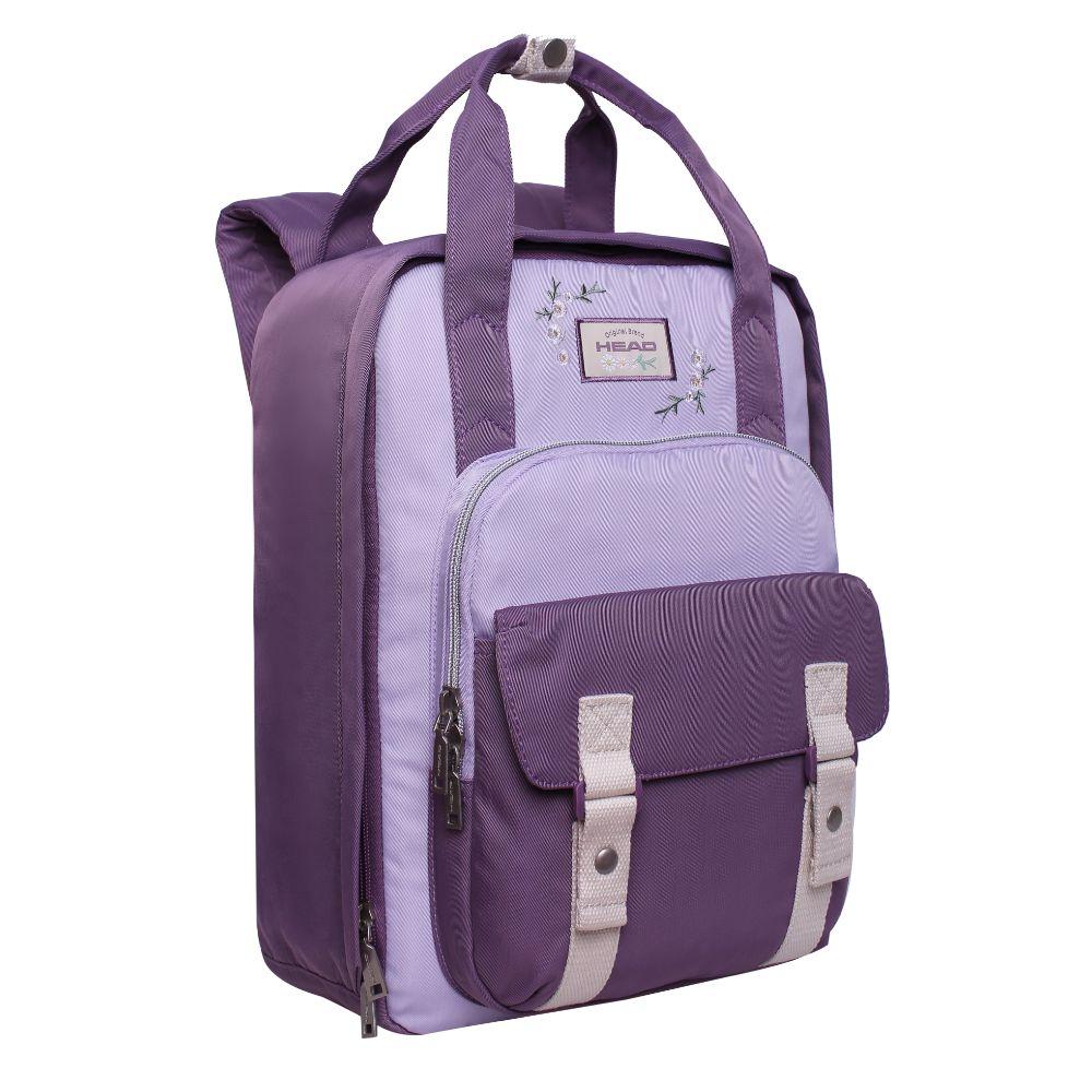 Mochila Mujer Alpha Block Morado Head-0