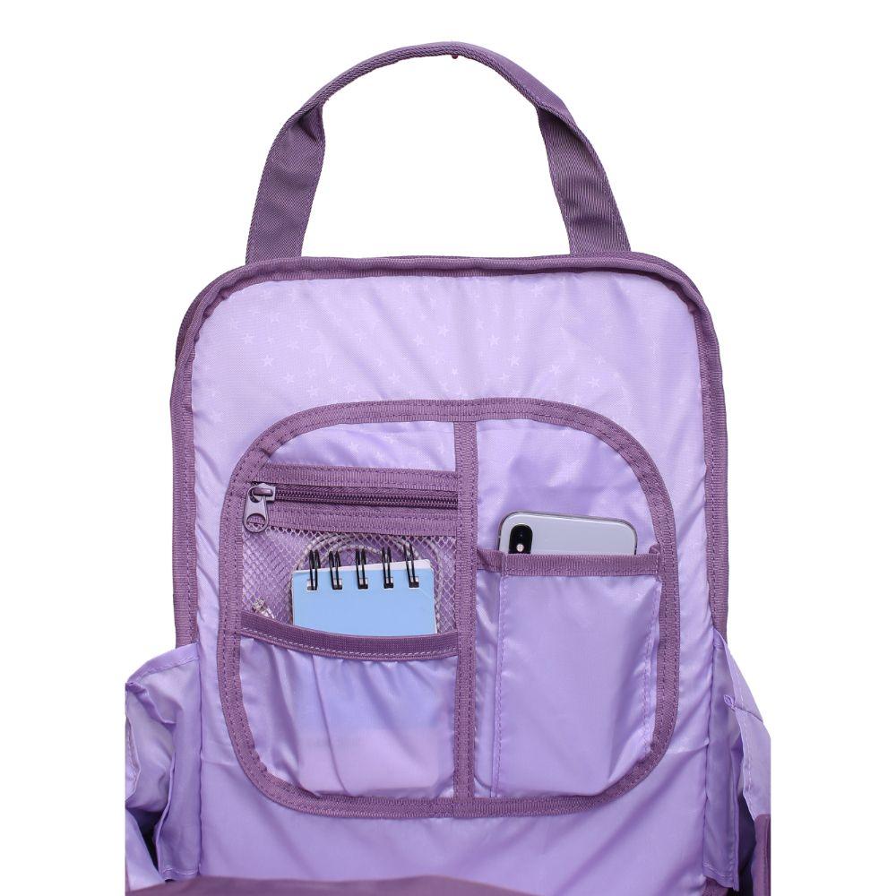 Mochila Mujer Alpha Block Morado Head-1