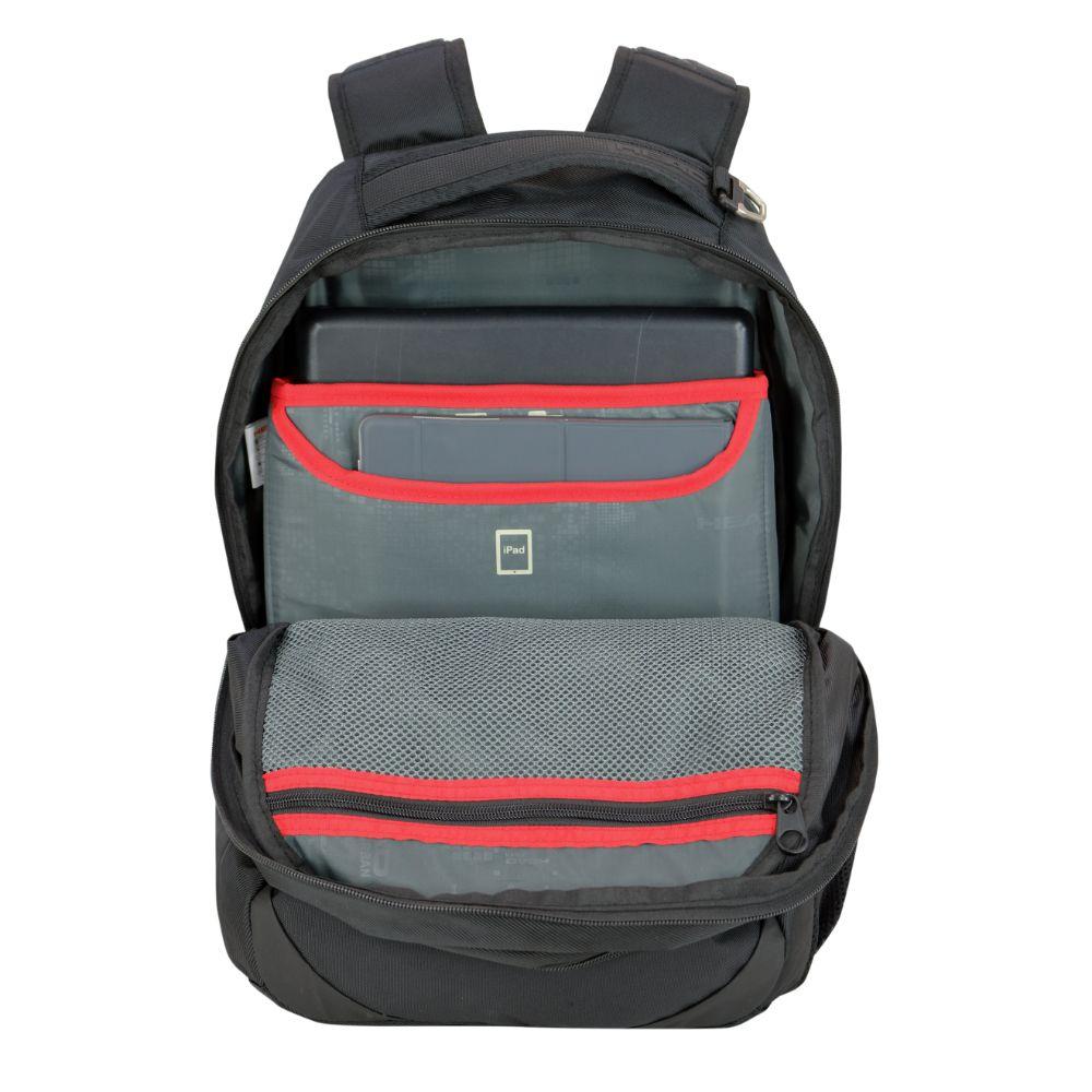 Mochila Ejecutiva Notebook Taycan Negro Head-2