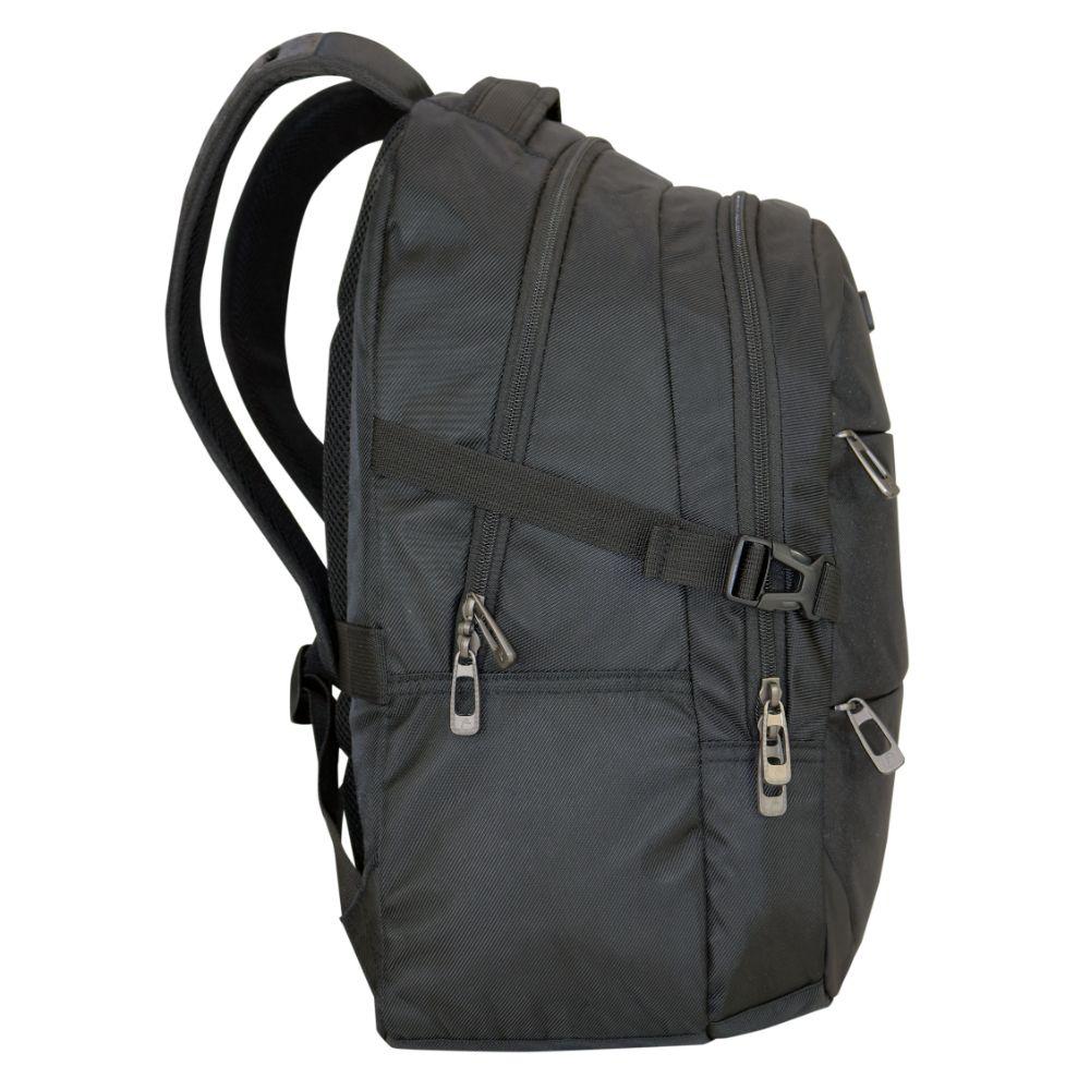 Mochila Ejecutiva Notebook Taycan Negro Head-7